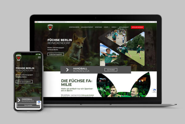 Iphone und MacBook Referenz für Füchse Berlin